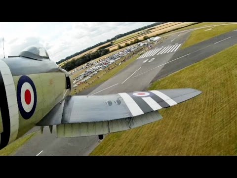 ONBOARD CAMS GIANT SCALE RC HAWKER SEAFURY & FOCKE WULF WW2 FIGHTERS MOKI 250cc 5 CYL RADIALS - 2014