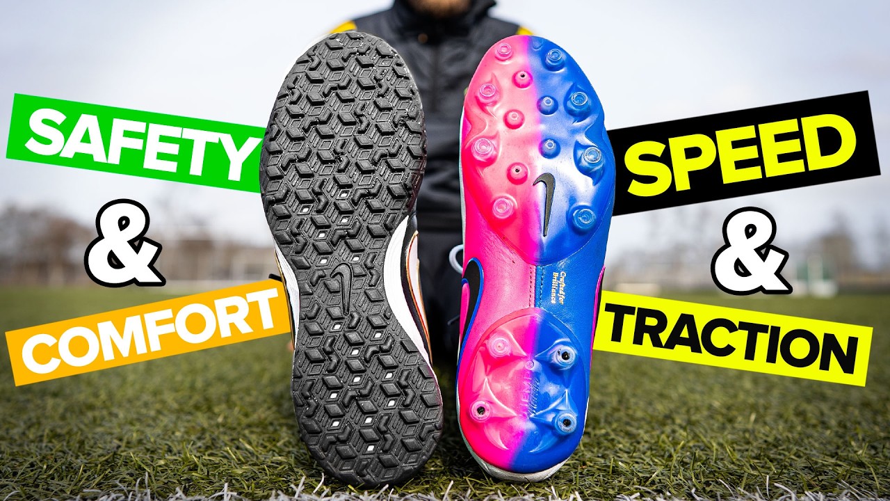 Please watch this if you play on artificial grass (choose the RIGHT outsole)