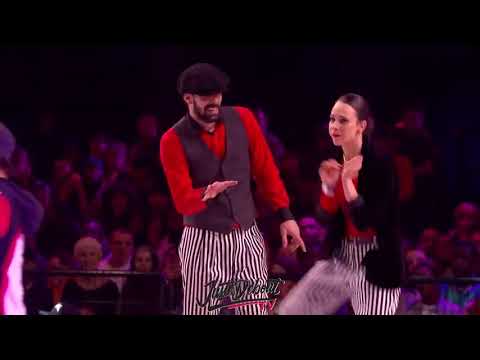 JUSTE DEBOUT 2018 Locking battle   Yuki & K Suke vs Izaskun & Roger