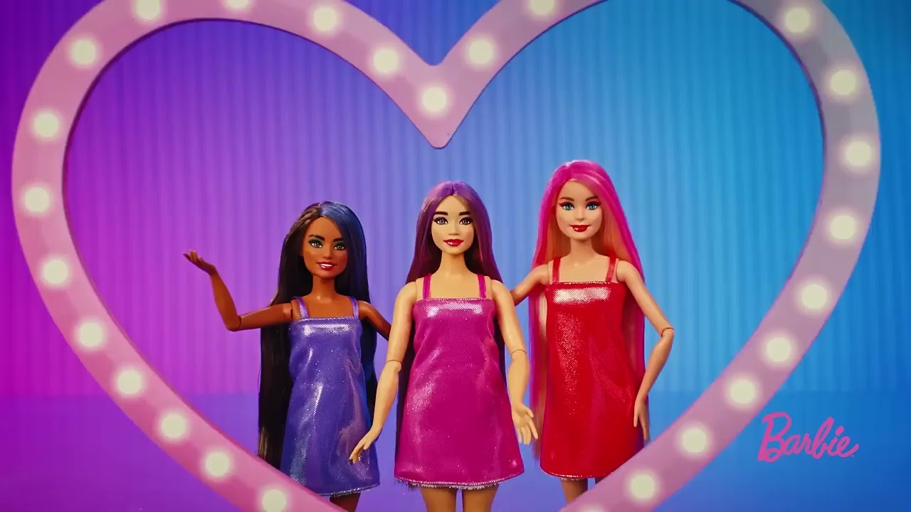 Barbie: Party Reveal meglepetés baba barna hajjal - Mattel videó