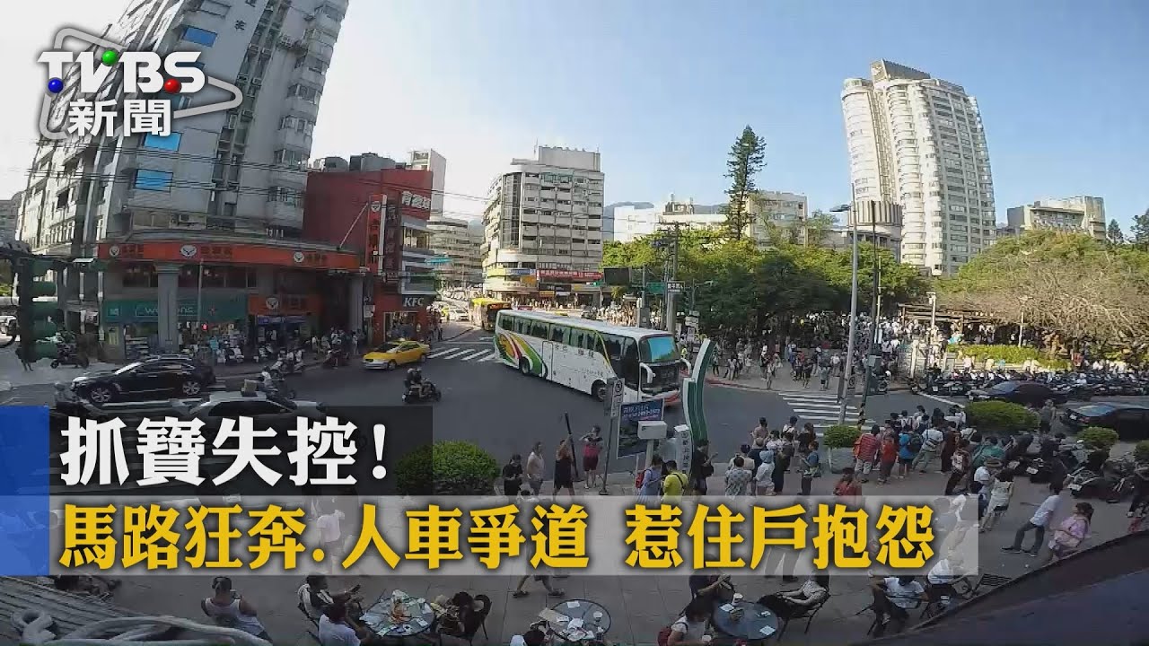 抓寶失控！馬路狂奔、人車爭道　惹住戶抱怨