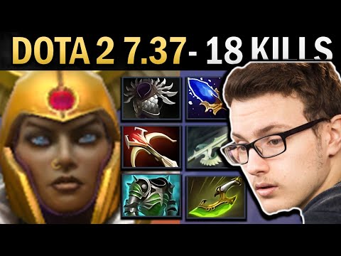 Legion Commander Dota 7.37 Miracle with Daedalus and 18 Kills - TI14