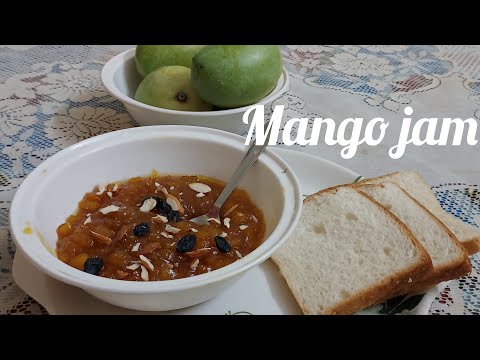 Raw mango jam//easy to make in 10mins simple recipe #Amreentastycorner
