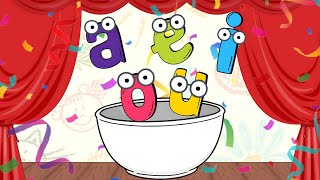 The Vowel Song | A E I O U – Sing & Learn!