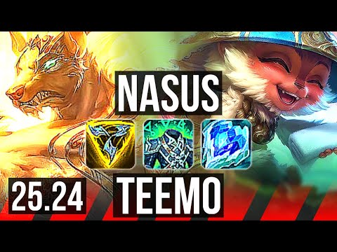 NASUS vs TEEMO (TOP) | KR Master | 25.24