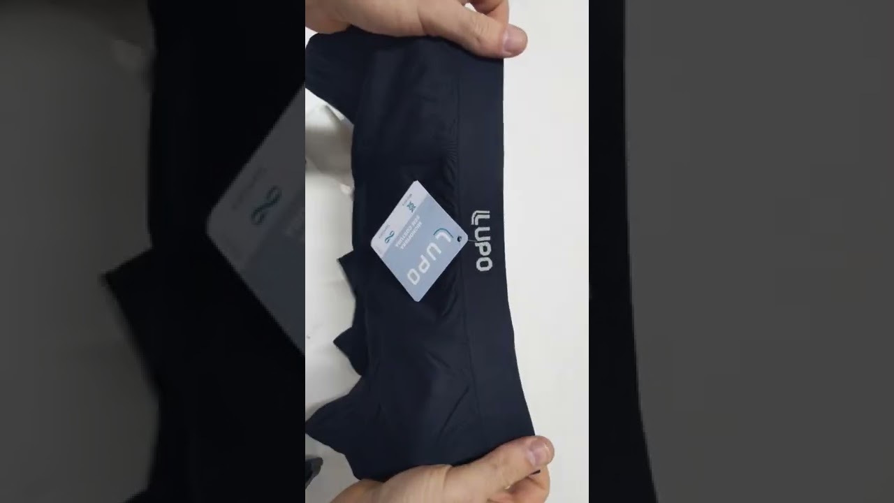 Cueca Boxer Lupo Microfibra sem costura preta