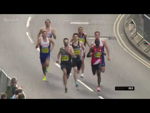 David Rudisha 57.69 500m world best Great North Run 2016