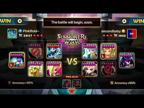 PinkRoid vs Secondbaby. SWC2021 WORLD QUARTERFINALS (BO5) - Summoners War
