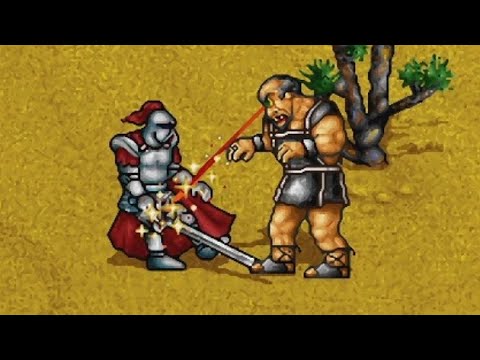 1000 Paladins vs 1000 Cyclops - Heroes of Might and Magic 2 Battle