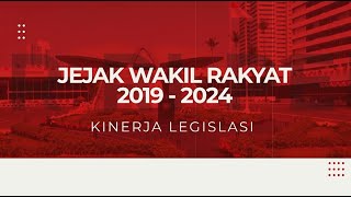 Kinerja Legislasi DPR RI Periode 2019 - 2024