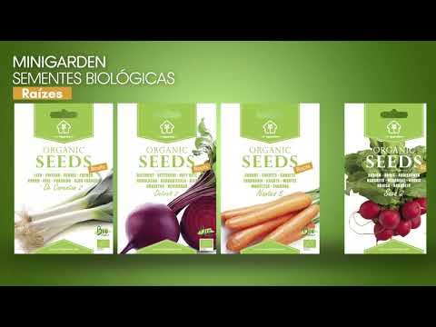 Sementes Biológicas Minigarden - Aromáticas, Frutos, Raízes e Saladas.