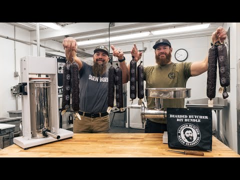 The Best Homemade Deer Summer Sausage You'll Ever Eat. By The Bearded Butchers!