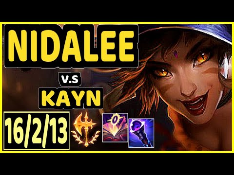 KIREI (NIDALEE) vs KAYN - 16/2/13 KDA JUNGLE GAMEPLAY - EUW Ranked MASTER