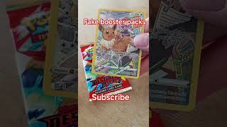 FAKE booster Packs #pokemon #masterballgr #pokemoncards #viral