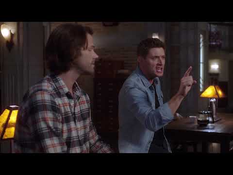 Supernatural Season 15 Gag Reel - pt8 Castiel and Dean scene
