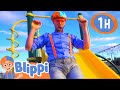 Blippi Visits An Outdoor Playground 1 HOUR OF BLIPPI TOYS Educational Videos For Kids