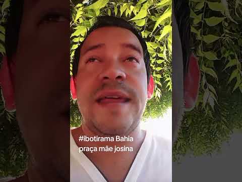 #eu em ibotirama Bahia na praça. mãe josina fasendo filmagem do rio e praças si escreve no canal