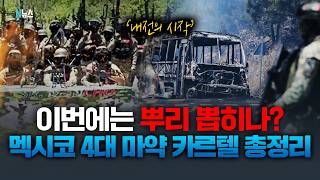 이번엔 뿌리 뽑힐까...멕시코 4대 마약 카르텔 총정리