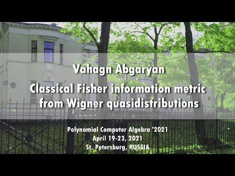 Classical Fisher information metric from Wigner quasidistributions | Vahagn Abgaryan