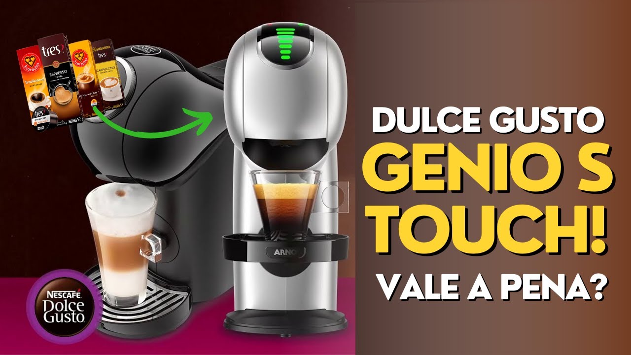 Dulce Gusto GENIO S TOUCH I Unboxing, Primeiro Uso e Utilização de Cápsulas 3 Corações!