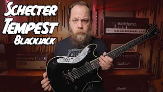 Video thumbnail for THE BLACKEST! 2021 Schecter Tempest Blackjack! by Riffs, Beards & Gear