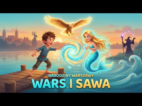 🌊💙 Legenda o Warsie i Sawie | Historia Powstania Warszawy 🏙️ Bajka dla Dzieci