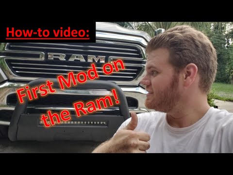 How To Install Rough Country Bull Bar on a 2019+ Ram! 2020, 2021, 2022, 2023