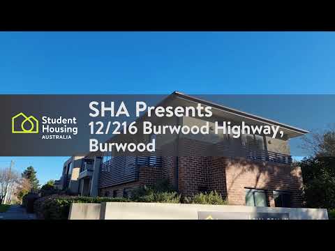 12/216 Burwood Highway, BURWOOD – Apartment tour by Student Housing Australia