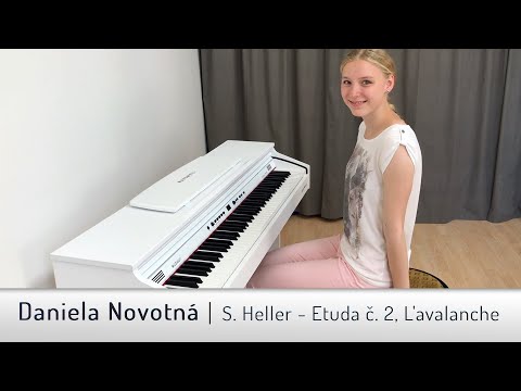 Daniela Novotná - Stephen Heller - Etuda č. 2, Op. 45, L´avalanche | Klavírna akadémia