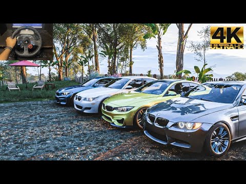 Mafia BMW ride (M2 M3 M4 M5) - CONVOY - Forza Horizon 5 | Logitech g29 gameplay