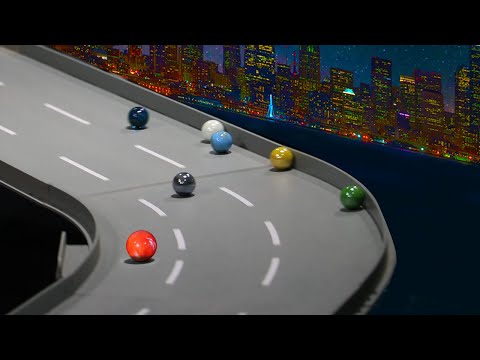 Glasscar Race 5 - Highlights - Marble Race by Fubeca Marble runs