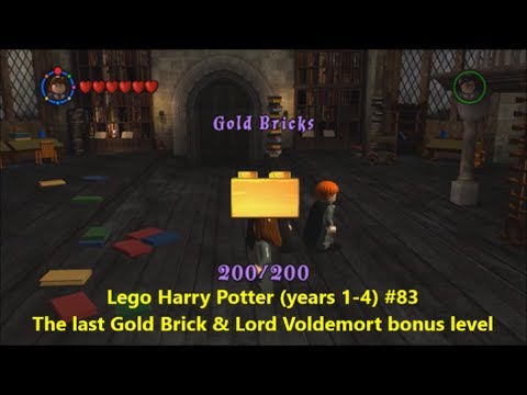 Lego Harry Potter (years 1-4) #83 The last Gold Brick & Lord Voldemort level