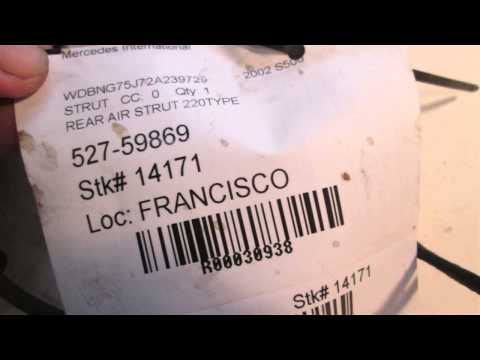 2006 Mercedes SL500 AIR BAG MOD 2308206926 - mbiparts.com Used OEM Mercedes Parts - Dismantle... OEM