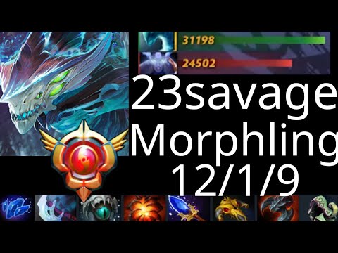 23savage Morphling vs QOP, NP, Razor, Slark, Treant Protector - T1 vs TLN g2 DPC SEA dota2