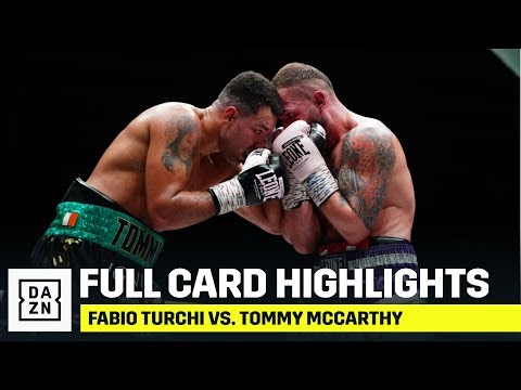 Matchroom Boxing Italy On DAZN (10/11) Results: Tommy McCarthy Wins WBC International Title