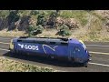 Danish DSB Freight Train  видео 1