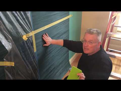 How To Patch or Splice Grasscloth Wallpaper - Spencer Colgan