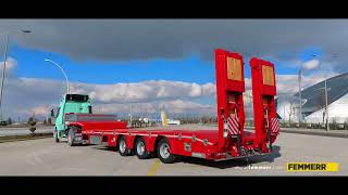 جديدة العربات نصف المقطورة عربة مقطورة مسطحة منخفضة Femmerr 3 AXLE LOWBED / READY FROM STOCKS | صورة 4 - Autoline