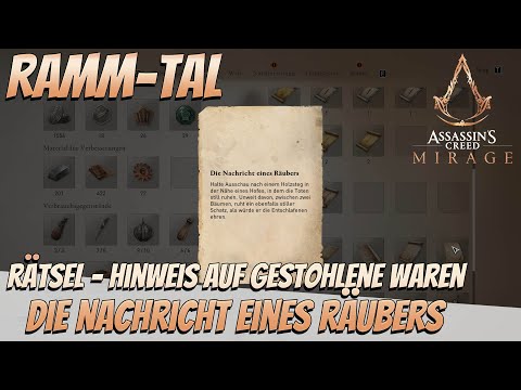 Assassin's Creed Mirage: A Robber's Message (Stolen Goods / Ram Valley)