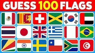 Guess The 100 Flags in 3 Seconds 🚩 | Flags Quiz