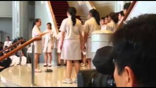 NJC choir sings Home at Parliament House