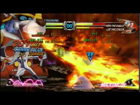 TvC:UA-S - Roll and Yatterman-1 Damage Combo - 79,813 Billion Damage - 267 Hits - 3 HCG Stock