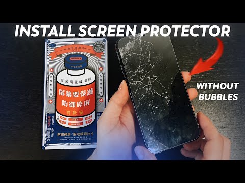 How to Install Screen Protector Without Bubbles - Tutorial & Tips. Protect your iPhone !