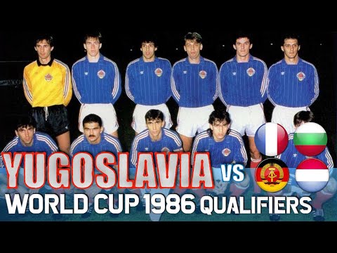 YUGOSLAVIA World Cup 1986 Qualification All Matches Highlights | Road to Mexico