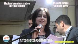 preview picture of video 'Elezioni Nizza di Sicilia. Antonietta Centorrino. Cambia Nizza - Via Garibladi 24 aprile 2012'