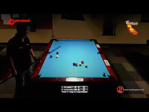 #3 - John SCHMIDT vs Deo ALPAJORA / "POV7" $2,000 Added One-Pocket Event!