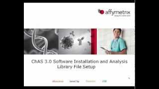ChAS Software Installation and Analysis Library Setup