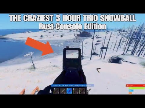 THE CRAZIEST 3 HOUR TRIO SNOWBALL - Rust Console Edition