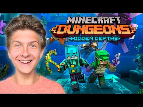 Minecraft Dungeons: Hidden Depths DLC - Full Walkthrough!