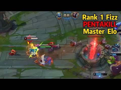 Mangofish: He is Absolute FIZZ GOD! *Pentakill in Master Elo*